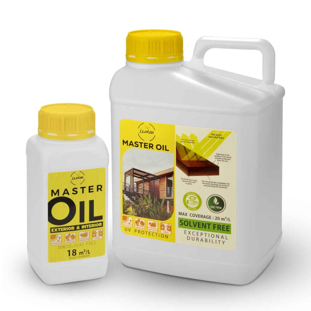 رنگ چوب گردویی پایه روغن گیاهی هامرز