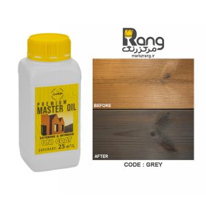 رنگ ترمووود گیاهی پریمیوم هامرز ، محافظت کامل با یک دست اجرا ، کد Grey توسی ، 1LT لیتری