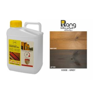 رنگ ترمووود گیاهی پریمیوم هامرز ، محافظت کامل با یک دست اجرا ، کد Grey توسی ، 5LT لیتری