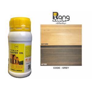 رنگ چوب گیاهی پریمیوم هامرز ، محافظت کامل با یک دست اجرا ، کد Grey طوسی ، 250ml میلی