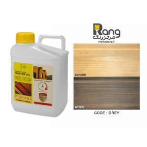 رنگ چوب گیاهی پریمیوم هامرز ، محافظت کامل با یک دست اجرا ، کد Grey طوسی ، 5LT لیتری