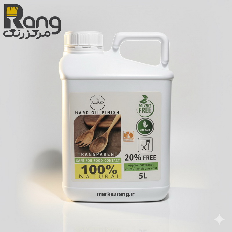 روغن ظروف چوبی گیاهی و بهداشتی، 5LT لیتری