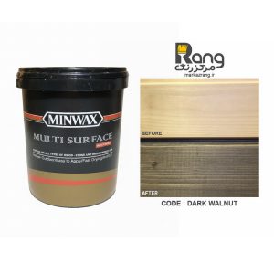 رنگ چوب گردویی تیره پایه آب، 1LT لیتری