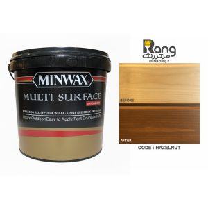 رنگ چوب فندقی پایه آب، 4LT لیتری