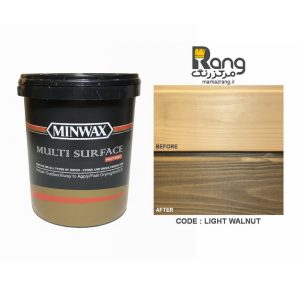 رنگ چوب گردویی روشن پایه آب، 1LT لیتری