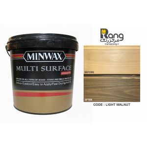 رنگ چوب گردویی روشن پایه آب ، 4LT لیتری