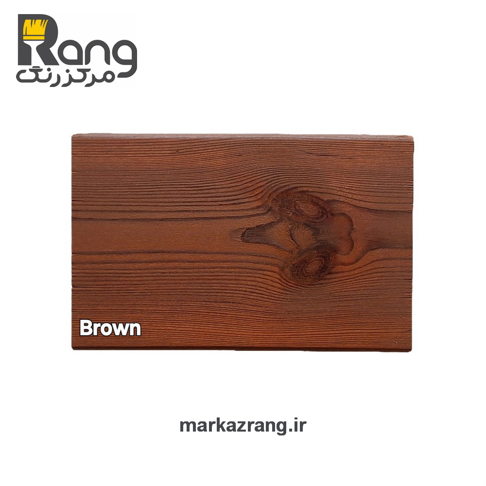 رنگ ترمووود گیاهی مستر اویل هامرز ، کد Brown قهوهای ، 1LT لیتری - Image 2