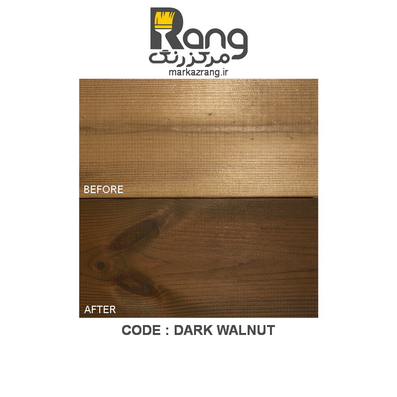 رنگ ترمووود گیاهی ترموشیلد هامرز ، سپر محافظ ترمووود ، کد: Dark Walnut گردویی ، 1LT لیتری - Image 2