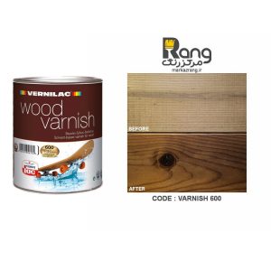 رنگ ترمووود پایه روغن ورنیلاک VERNILAC یونان - کد Varnish 600 وارنیش بی‌رنگ - 2.5LT لیتری