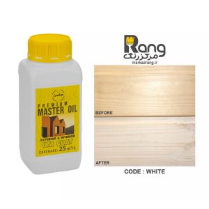 رنگ چوب گیاهی پریمیوم هامرز ، محافظت کامل با یک دست اجرا ، کد White سفید ، 1LT لیتری